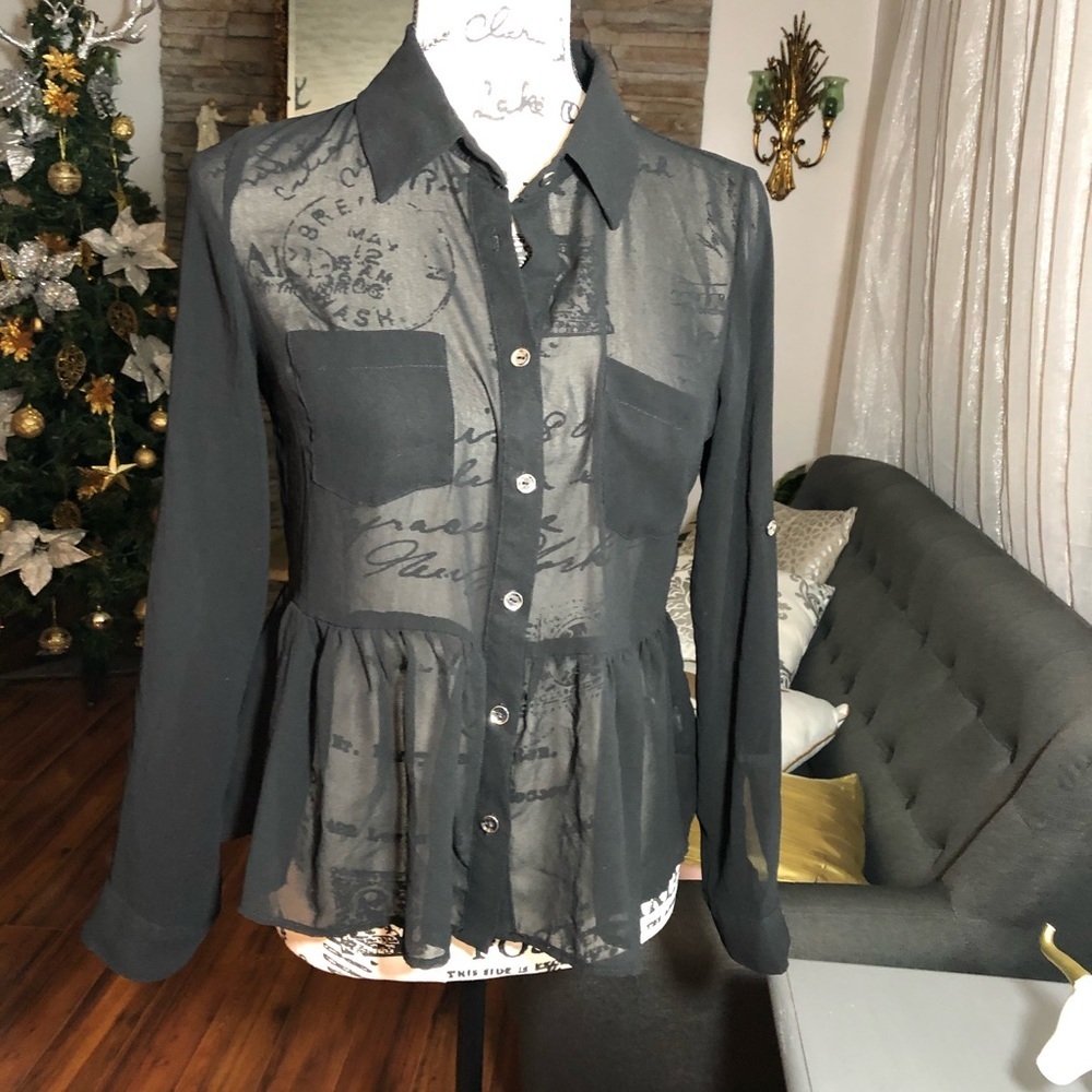 Monteau Los Angeles | Button Down Shirt | Black